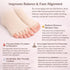 Soxbae 1 Orthopedic Foot Alignment Socks with Toe Separators for Men & Women | Helps Relieve Bunion & Plantar Fasciitis