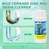 Toilet6Pcs Drain Cleaner Powder, Wild Tornado Sink and Drain Cleaner Powerful Pipeline Dredging Agent, Kitchen