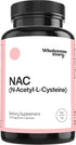 Wholesome Story NAC Supplement - 600mg N Acetyl Cysteine for Liver, Lung & Fertility Support, 120 Capsules
