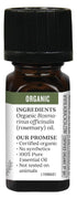 Aura Cacia Aromatherapy 100% Organic Essential Oil, Rosemary - 0.25 Oz