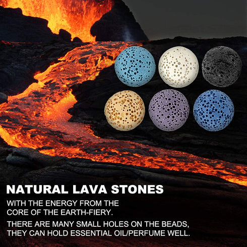 Set 14Pcs Top Plaza Lava Rock Stone Aromatherapy Essential Oil Diffuser Square Ceramic Fragrance Perfume Ware Bowl