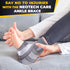 NeoTech Care Adjustable Ankle Support Brace (Gray, Size S, 1 Pair)