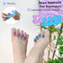 SUNFATT Toe Separators for Women, Soft Gel Pedicure Toe Spacers, Easy Finger and Toenail Polish Grooming Kit.