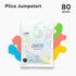 Piico Unflavored Kids Floss - No Fluoride Dual Line Dental Floss Picks, Fun Oral Care in Colorful Design - 80 Count Dino