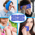 Face Ice Pack Wrap for TMJ, Wisdom Teeth, WORLD-BIO Jaw Wrap with 4 Reusable Hot Cold Therapy Gel Packs