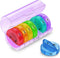 Sukuos Weekly Pill Organizer, 7 Day 2 Times a Day Large Daily Pill Box Easy to Open for Medicine/Vitamin/Supplements