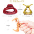 RC ROCHE ORNAMENT 6 Pcs Women's Firm Interlocking Claw Hair Clips - Tortoise Shell Plastic, Medium Classic