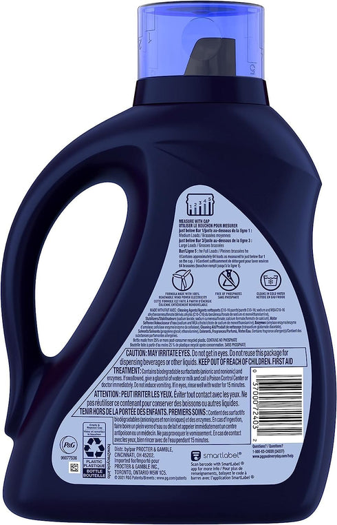 Cheer Liquid Laundry Detergent - 64 loads, 92 fl oz, HE Compatible