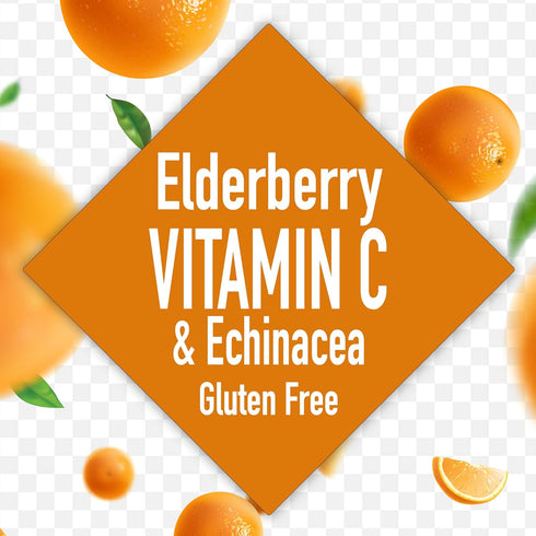 Windmill Elderberry with Vitamin C & Echinacea Capsules, 60 Ea