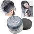 Unisex Hair Wax Color Dye Styling Cream Mud, Washable Temporary Pomade for Natural Hairstyle, Party Cosplay (Ash Matte