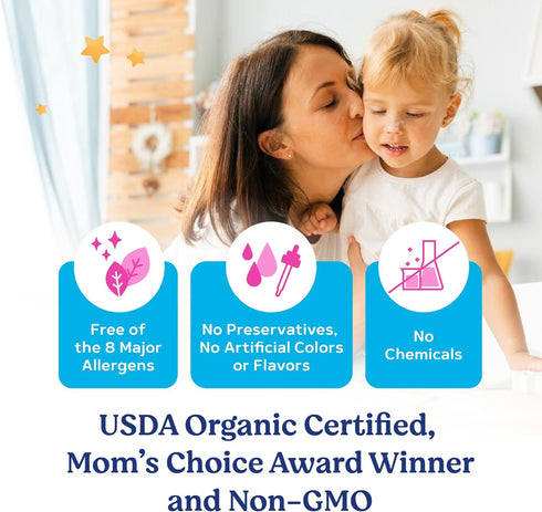 lovebug PROBIOTICS for Kids - Probiotic Chewables with Prebiotic Fiber for Age 4+, 60 ct Sugar-Free Berry Flavor