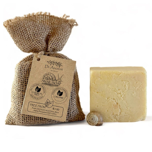 Snail Soap Bar Organic Natural Handmade - Anti Aging, Effective for Acne and Skin Spot, Pure Natural Soaps