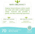 Organyc 100% Organic Cotton Rounds - Biodegradable Cotton, Chemical Free, For Sensitive Skin (70 Count) - Daily Cosmetics. Beauty and Personal Care
