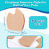 SATINIOR 30 Pcs Foot Pads for Dancer Sesamoiditis, Large Area Corn Pads, Metatarsal Felt Cushion Pads for Pain Relief
