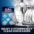 Finish Dishwasher Cleaner Tablets, 4 Count, Hygienically Cleans Hidden Grease, 4 Month Supply
