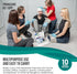 Primacare KC-10PP 10 Person Compact First Aid Kit, 102 Pieces Emergency Medical Supplies, Portable Kits for Home,