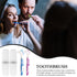 Healeved 2 Sets Denture with Toothbrush Cases, Small Double-Side Assorted Color Denture Cleaning