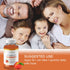 Sugar Free Vitamin D3 K2 Gummies - 5000 IU D3 + 80 mcg K2 MK7 - Natural Peach Flavor - Adults Supplement