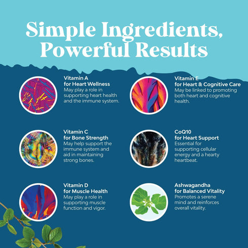Men's Multivitamin Gummies with CoQ10 and Ashwagandha - Daily Multivitamin for Men Gummies with Superfood Complex,