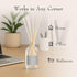 Set 8 oz K. Hall Designs Milk Scent Boxed Diffuser Kit, Creamy-Sweet Scent with Coconut & Vanilla, Reed Diffuser