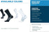 OS1st FS4 Crew length Plantar Fasciitis Socks for relief from heel and arch pain, swelling, and painful plantar