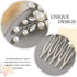 Latious Wedding Bride Pearl Hair Side Comb, Silver Rhinestone Bridal Hair Clips for Women and Girls