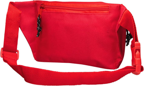 NOVAMEDIC Pack 75 8"x2"x6", 3 First Aid Fanny Stocked with Piece Emergency Essentials, Waist Bag w/ Zippered