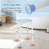 pxsulliao Foldable Adjustable Swivel Bath Seat Bathroom Bathtub Shower Chair Stool for Elderly and Disabled, Seniors