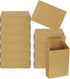 PATIKIL 3.8x2.8x1.2 Paper Soap Box, 40 Pack Homemade Soap Boxes for Birthday Christmas DIY Craft, Brown