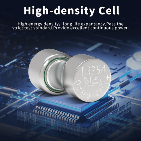 PKCELL LR754 AG5 1.5 309 393 SR754W (20 Count (Pack 1)) Battery Button Cell Battery Volt Alkailine Coin Batteries
