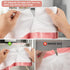 Heihaily Small Trash Bags, 4 Gallon Drawstring Garbage Bags, 57 Count, Unscented Clear Plastic Liners for Kitchen Office