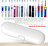 Electric Toothbrush Travel Case for Oral-B Toothbrushes & 6Pcs Reusable Head Covers Compatible with Oral B Electric
