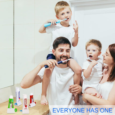 IDM-UTSL Set 4 Toothpaste Squeezer, of Tube Roller Squeezer, Dispenser, Simple and Practical