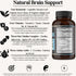Focus 14-in-1 Nootropic Brain Supplement - 60 Filler Free Capsules - with Lions Mane, Alpha GPC Choline, Vitamin C &