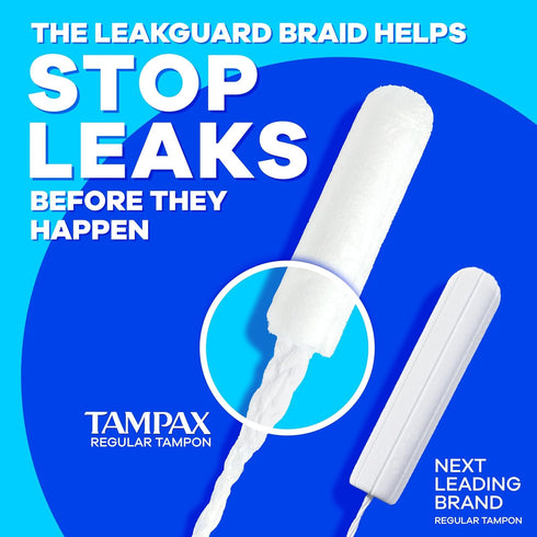 Multipack, 102 Count (3 Packs 34) Tampax Pearl Tampons for Women with LeakGuard Braid, Super/Super Plus/Ultra