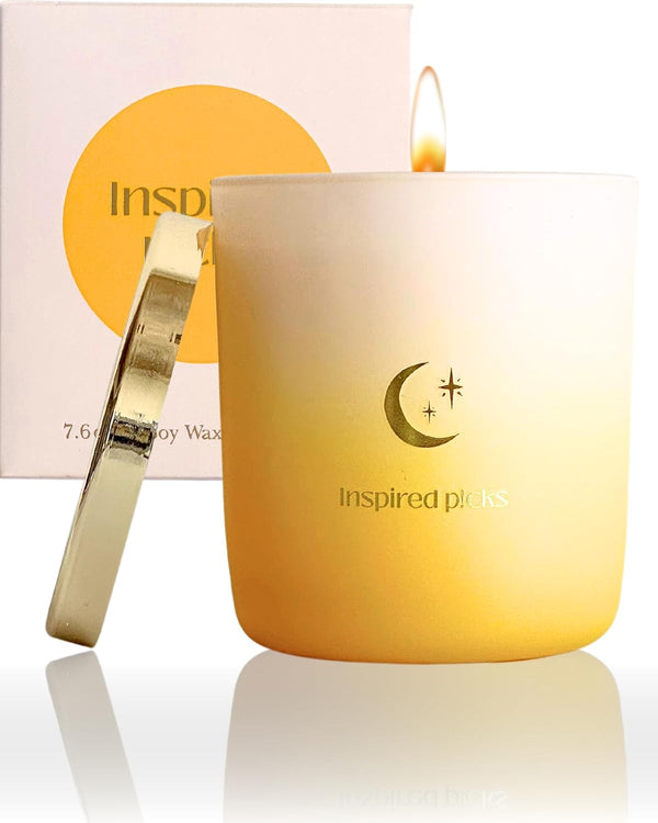 Pet Odor Candle | Grapefruit & Musk w/Gold Moon & Stars Symbol