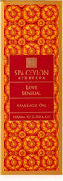 SPA CEYLON Love Sensual Massage Oil for Body, Professional Massage Therapy, Natural Oil for Ultimate Relaxation