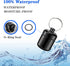 Pill Holder Keychain Container,Portable Aluminium Alloy Waterproof Pill Boxes for Purse Pocket,Small Pill Cases for Outdoor Travel Camping Daily Use-3PCS