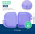 Retainer Case - Pack of 2, Odorless Mouth Guard Case, Ventilated, Durable & Hygienic for Braces, Dentures & Aligners