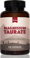 Natural Rhythm Magnesium Taurate, High Absorption Taurate, 750mg (150mg of Elemental Magnesium) 120 Capsules