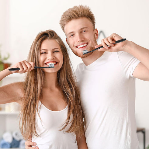 Disposable Toothbrushes with Toothpaste, Individually Packaged, 50 Pack, Suitable for Travel, Home, Camping