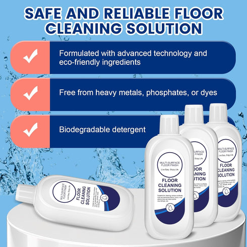 YHOVID (2 Pack, Multi-Surface Floor Cleaning Solution Compatible with Tineco, Cleaner Refill for All Mopping Robot