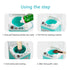 Mini Electric Makeup Brush Cleaner Washing Machine Dollhouse Toy Cosmetic Brush Powder Puff Washer