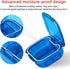 JedJadr 1 Pack 3 Travel Pill Organizer for Purse, Compartment Pill Organizer for Travle, Compact Mini Pill Case