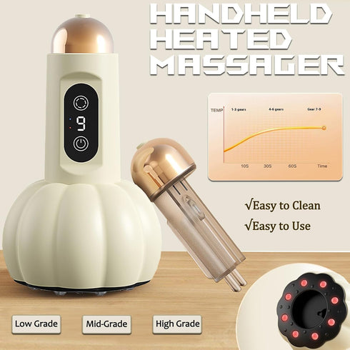 OGCKCK 4 1 9 Cellulite Massage Tool, Portable in Deep Tissue Massager with Multi-Mode Technology, Levels Handheld