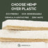 Greenzla Natural Kitchen Sponges 12 Pack - Plant-Based Biodegradable Sisal Hemp Dish Sponge, Eco-friendly & Non-Scratch