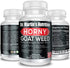 Super Strength Horny Goat Weed 1590 mg, 120 Capsules with Maca, Arginine & Ginseng, Joint Health