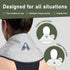 Flexible Neck Ice Pack Wrap: Soft Gel Hot and Cold Pack for Pain Relief, Hands-Free Cervical Recovery (8" x 23) - Grey