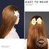 YGDZ Alligator Hair Clips, 150pcs 1.77 Inch Metal Hair Bow Clips for Bows Making Crafts (4.5cm)