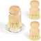 Qaskwaer Wooden Dish Brushes, Dish Scrubber Brushs for Cleaning Dishes, Kitchen Wooden Cleaning